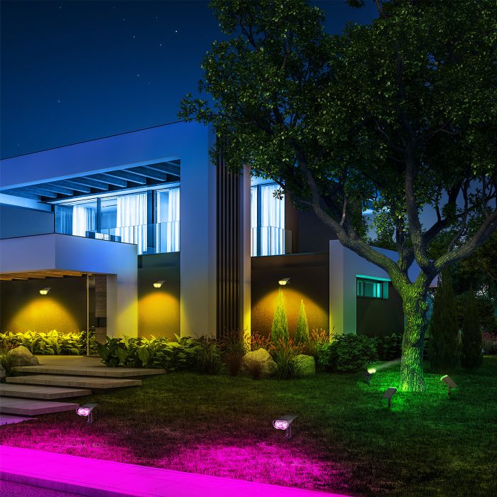 Smart solar spotlight cheap