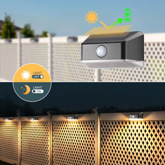 Solar powered motion sensor garden lights sale