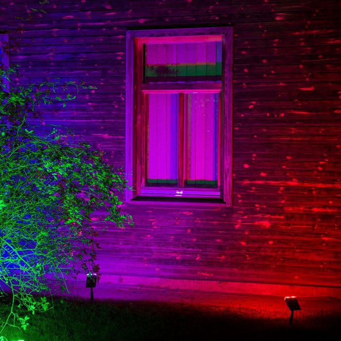 Purple solar spotlight on sale