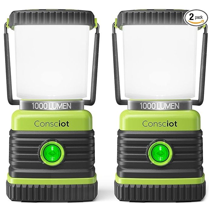 Consciot 1000LM Battery Powered Camping Lantern